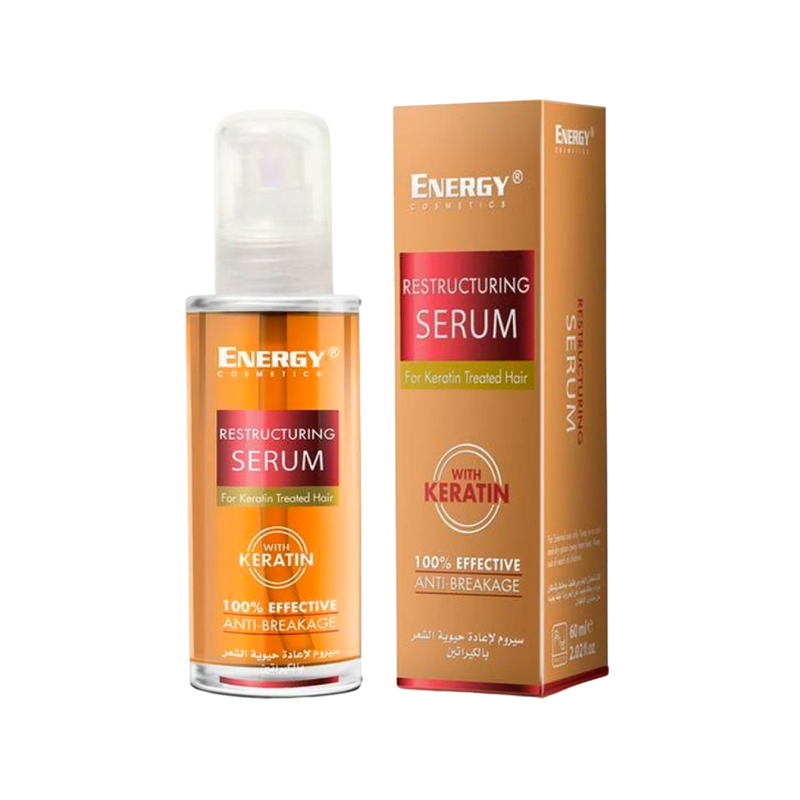 Energy Crystal Keratin Hair Serum, Split End Treatment, 60ml