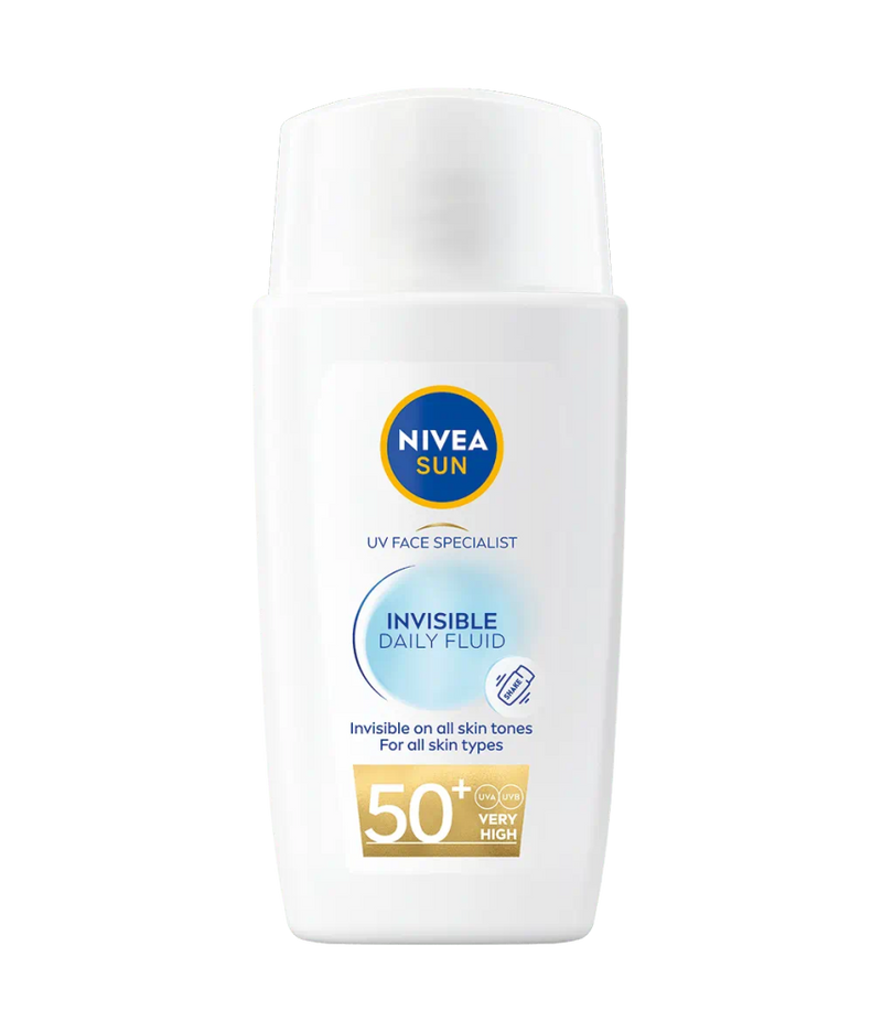 Face Sunscreen Invisible Daily Fluid SPF50 Nivea 40ml