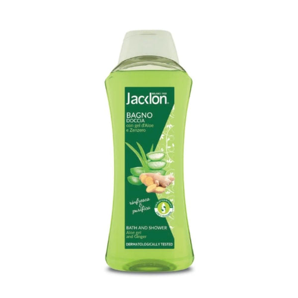Jaclon Shower Gel, Aloe Vera and Ginger, Moisturizing Body Wash, 1000ml