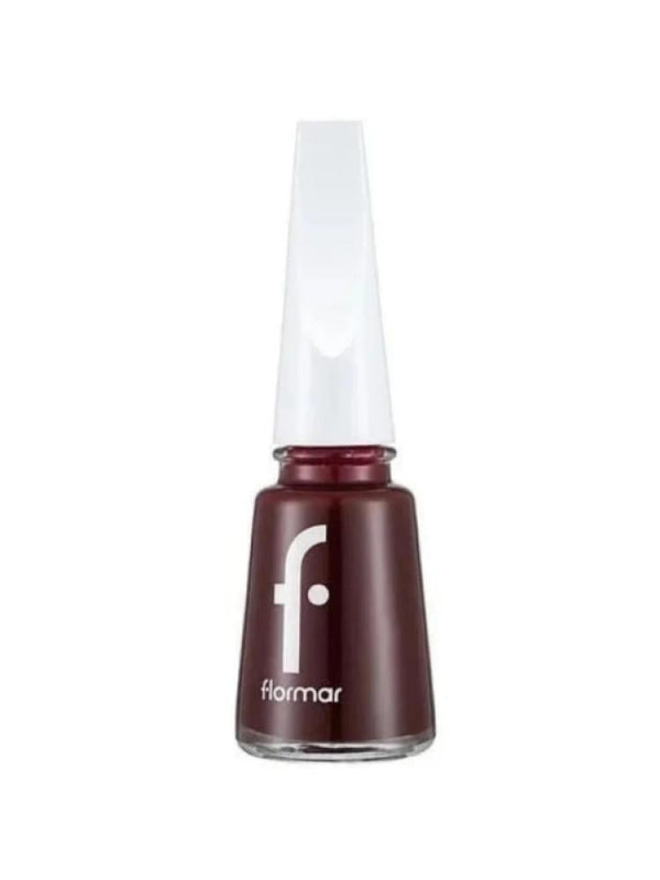 Nail Polish Long-Wearing Glossy Finish Flormar 311 Purple Scarlet 11ml