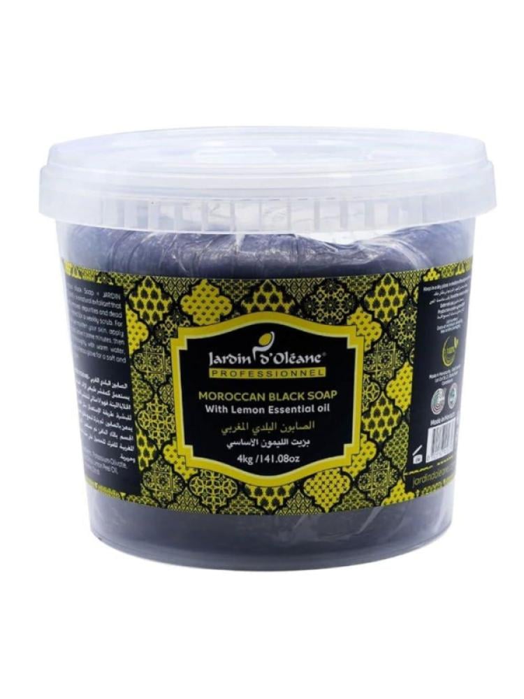 Garden Olian Moroccan Black Soap with Lemon Oil 4000g