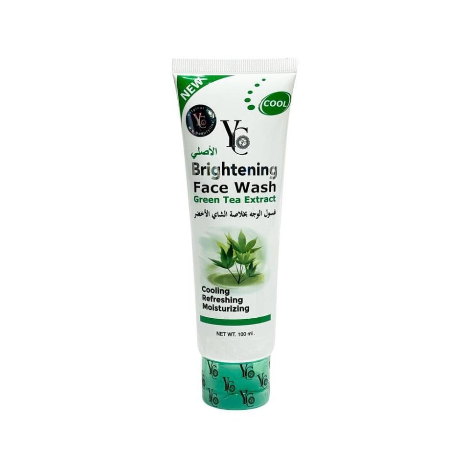 YC Green Tea Whitening Face Wash Cleanses & Revitalizes Skin 100ml