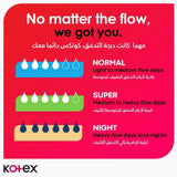 Kotex Maxi Regular Pads for Period Protection Comfortable & Absorbent 50 pads