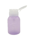 Salon System Empty Pump Bottle - Lilac - For Nail Polish Remover & Makeup Remover