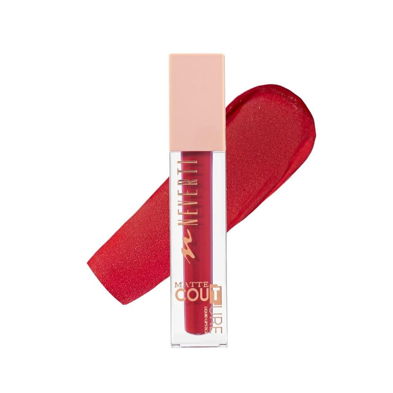 Neferte Liquid Matte Lipstick 110 Tango Red, Long-Lasting, Full Coverage