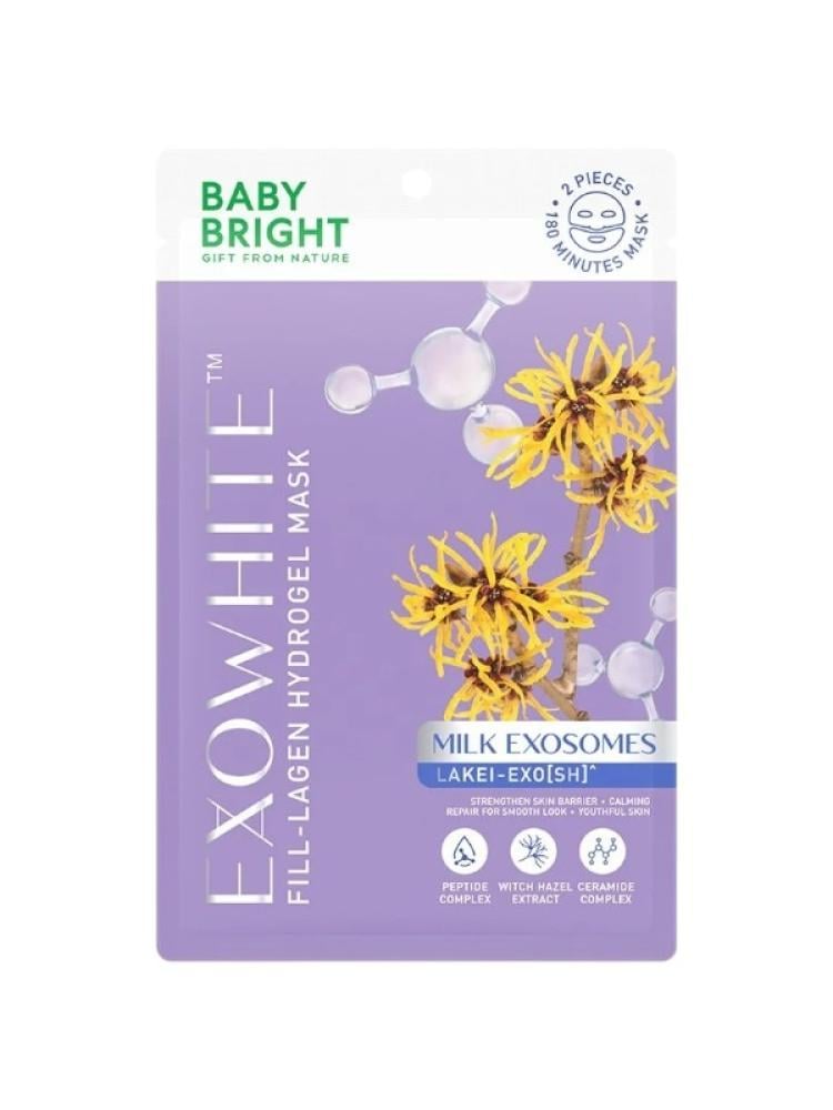 Baby Bright Exowhite Fill-Agin Hydrogel Mask - Milk, Yeast, Hyaluronic Acid - 20g