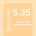 Loreal Professionnal Dia Color Light Golden Mahogany Brown 5.35 Hair Dye 60ml
