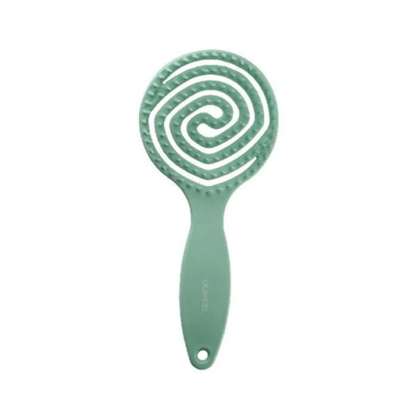 Dompel Detangling Hairbrush for All Hair Types, Green