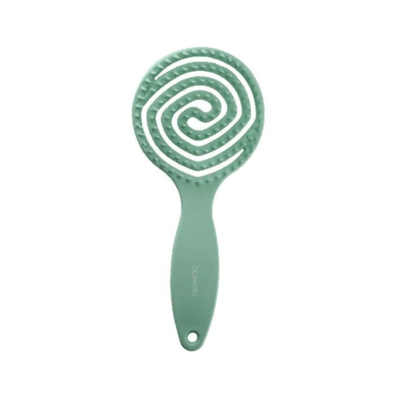 Dompel Detangling Hairbrush for All Hair Types, Green
