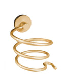 Salon System Gold Spiral Wall Mount Hair Dryer Holder