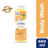 St. Ives Citrus & Cherry Blossom Body Wash Energizing Cleanser Refreshing Formula 650ml
