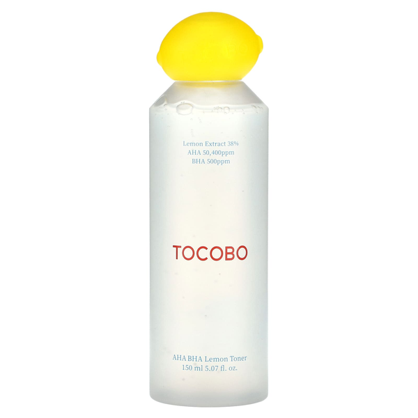 Best AHA BHA Products Lemon Exfoliating Face Toner Tocobo 150ml