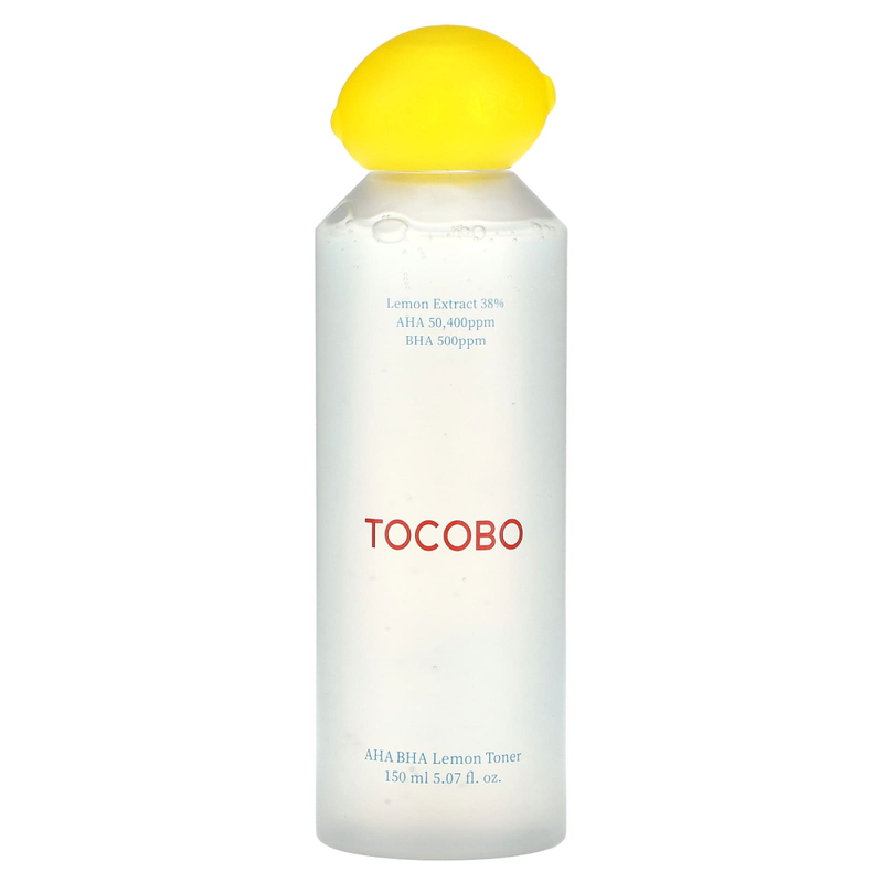 Best AHA BHA Products Lemon Exfoliating Face Toner Tocobo 150ml