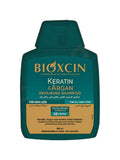 Argan Oil Shampoo For Damaged Hair Keratin Repair Bioxcin 300ml