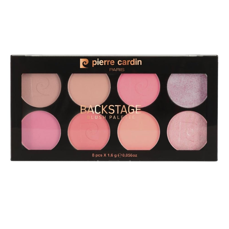 Pierre Cardin Professional 8-Color Powder Blush Palette 206, Blendable