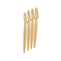 Viula Eyebrow Shaping Razors Stainless Steel Blades 4 Pieces