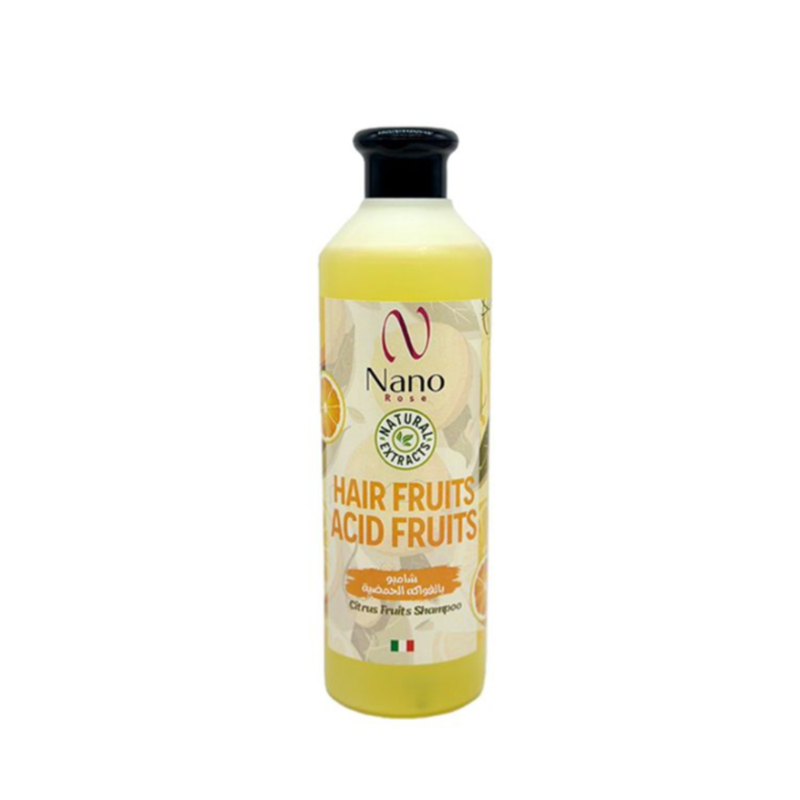 Nano Rose Citrus Fruit Moisturizing Shampoo for Nourishing Hair, 500ml