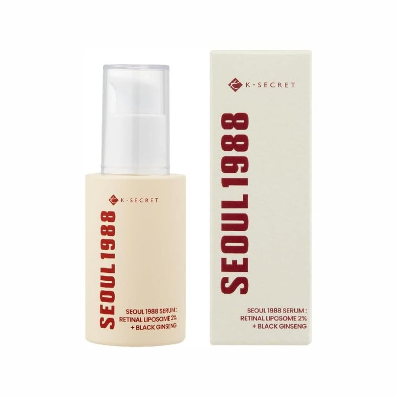 K-Secret Seoul 1988 Retinal & Black Ginseng Serum for Anti-Aging, 30ml