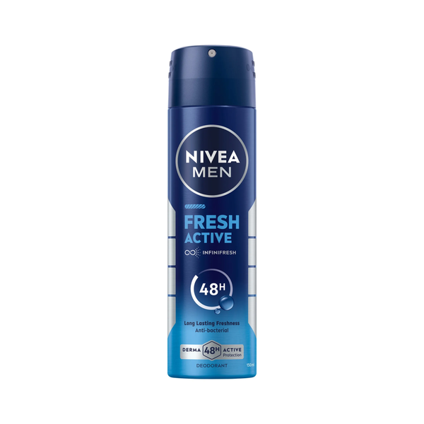 Nivea Men Long Fresh Antiperspirant Deodorant Spray 150ml