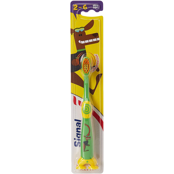 Kids Electric Toothbrush Soft Bristles Lion Design 2-6 Years Signal