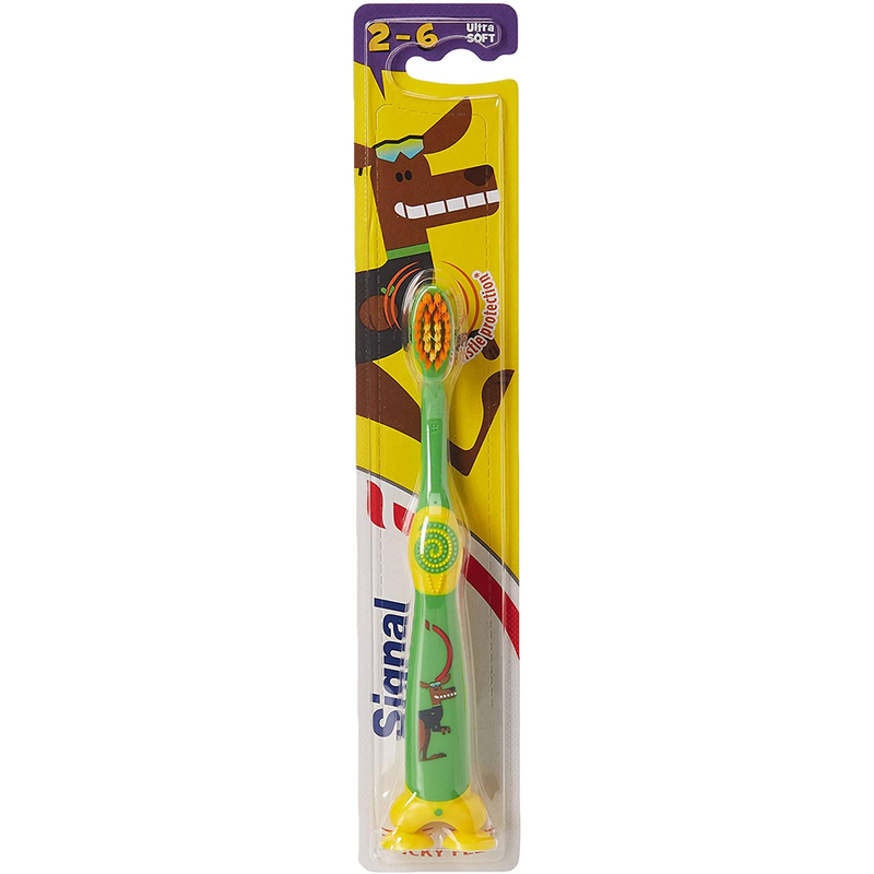 Kids Electric Toothbrush Soft Bristles Lion Design 2-6 Years Signal