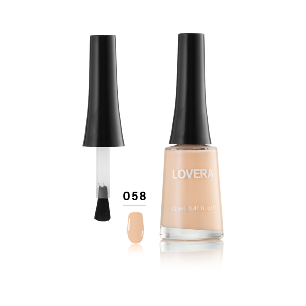Shop Nail Polish Quick-Drying Natural Ingredients Shade 58 Lovera 15ml