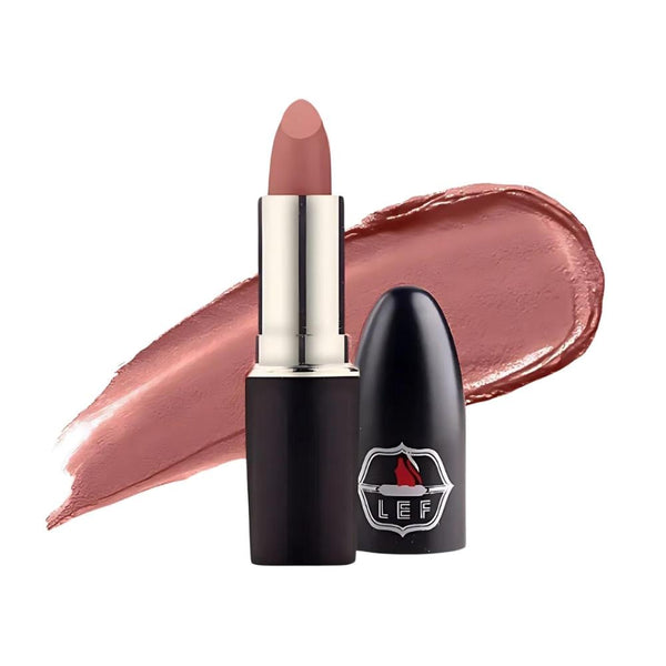 Lef Matte Velvet Lipstick with Beeswax, Long-Lasting, 27 Nook