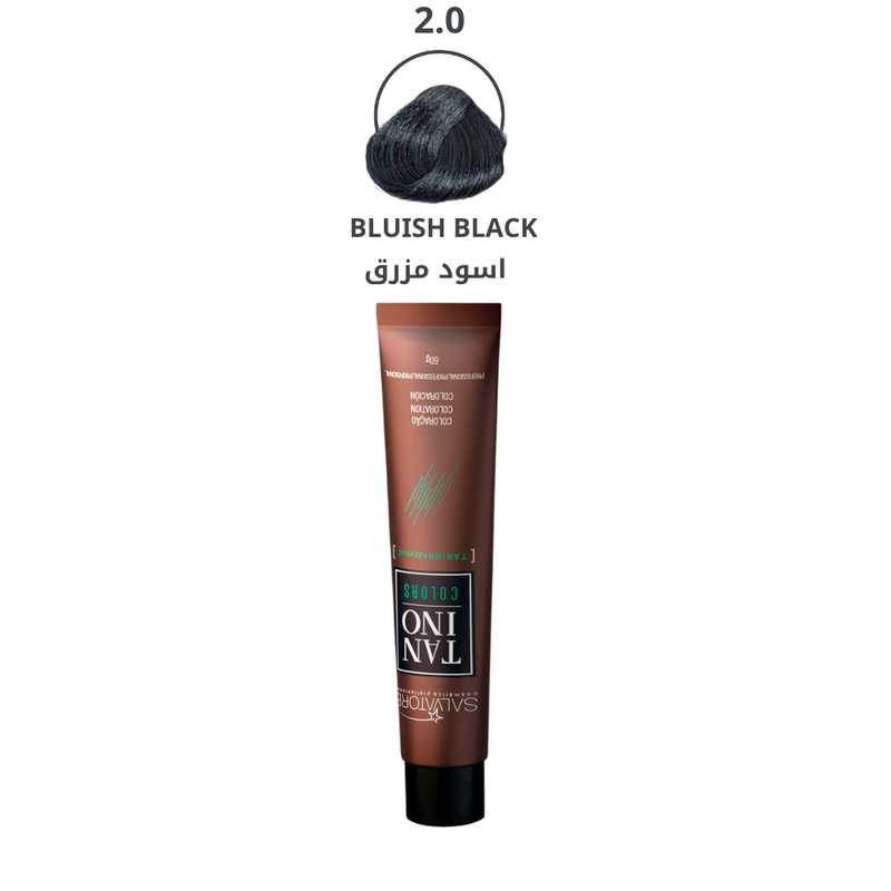 Blue Hair Dye Professional Conditioning Tanino Interact Salvatore 60g