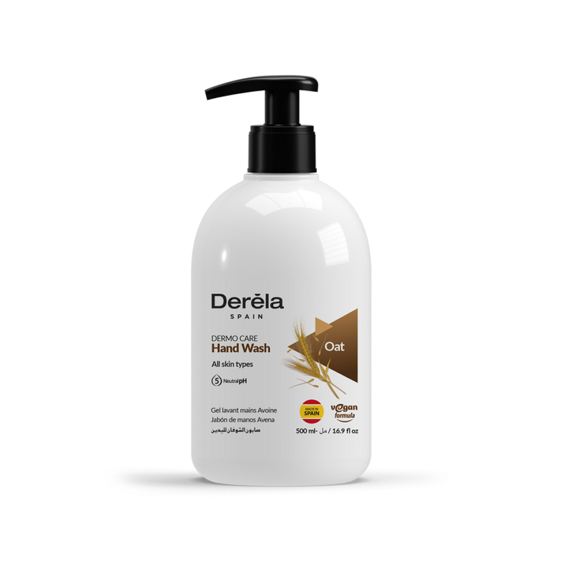 Moisturising Hand Soap Oatmeal Extract Sensitive Skin Care Derella 500ml