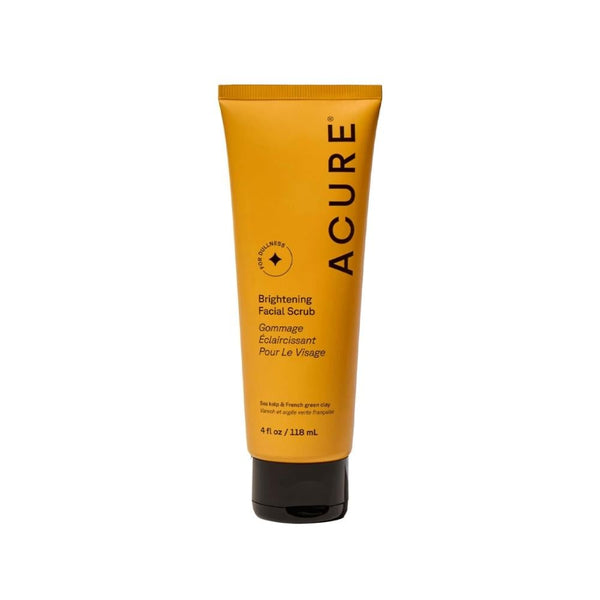 Facial Scrub Brightening Exfoliating Gentle Glow Formula Acure 118ml