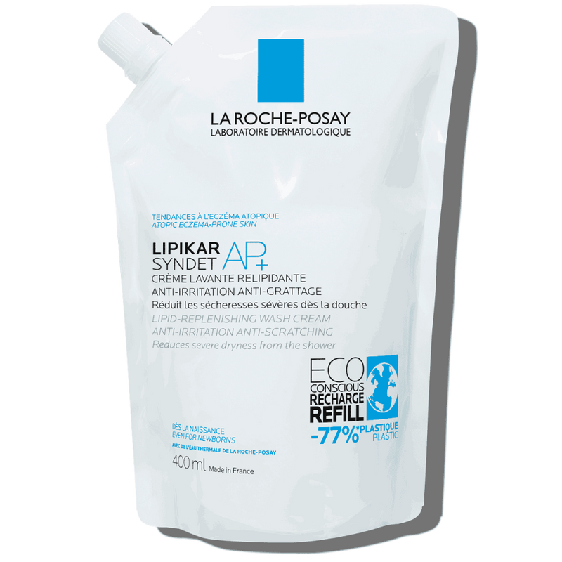 Body Wash For Eczema Lipikar Syndet AP+ Gentle Cleansing La Roche Posay 400ml