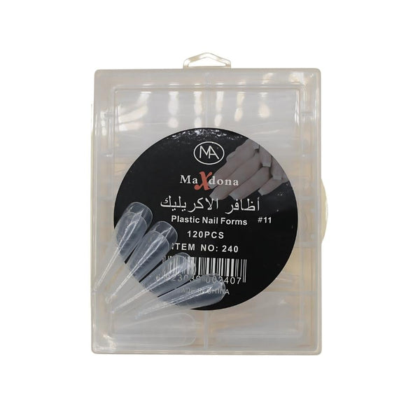Maxdona Acrylic Nails - 120 Pieces in Assorted Sizes and Shapes