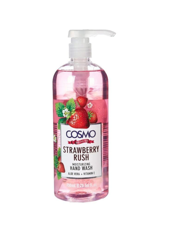 Liquid Hand Wash Strawberry Moisturizing Cosmo 750ml