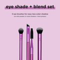 Real Techniques Eyeshadow Brush Set Blending Tools 3 Pieces 91529