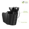 Salon System Land Rover Premium Backwash Unit - Black with Footrest