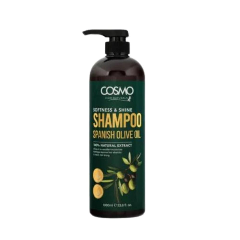 Cosmo Spanish Olive Oil Shampoo Hydrating 1000 ml Dry Frizzy Hair