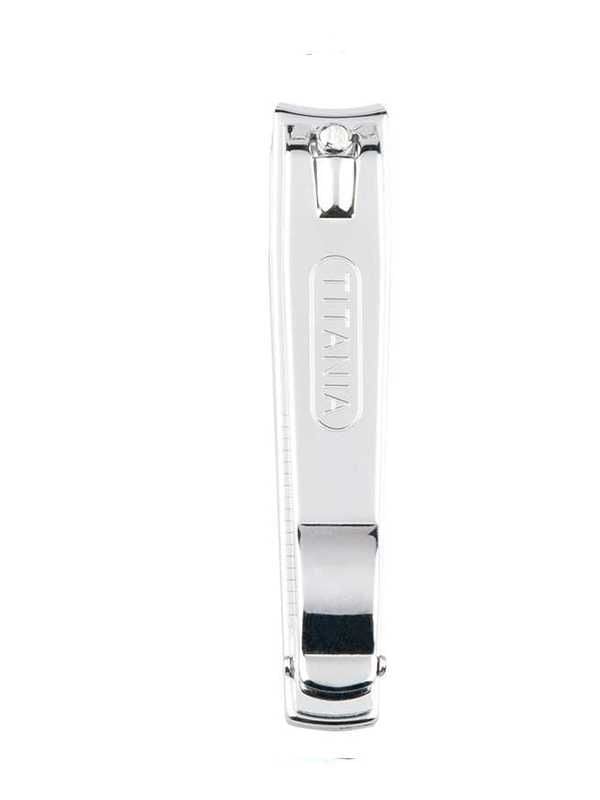 Titania Large Silver Nail Scissors - Stainless Steel