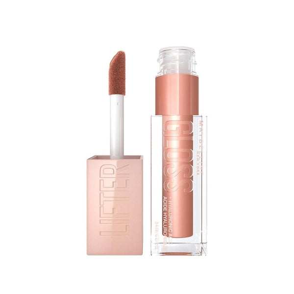 Maybelline Lifter Gloss Lip Plumper, Hyaluronic Acid, 008 Stone