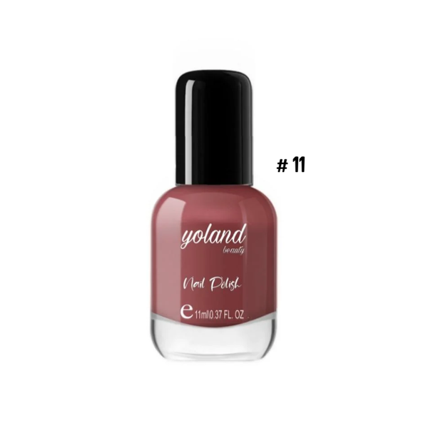 Yolande Beauty Nail Polish, Quick-Drying, Glossy Finish, Shade 11