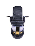 Salon System Massage Chair with Jacuzzi Tub - Black