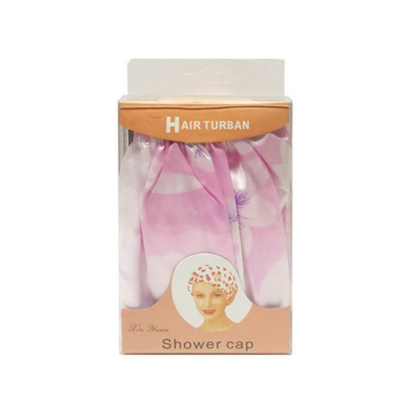Waterproof Shower Cap with Elastic Band, Reusable Hair Cover