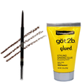 Eyebrow Pencil and Gel Set Waterproof Smudge Proof Get to Be with Brush