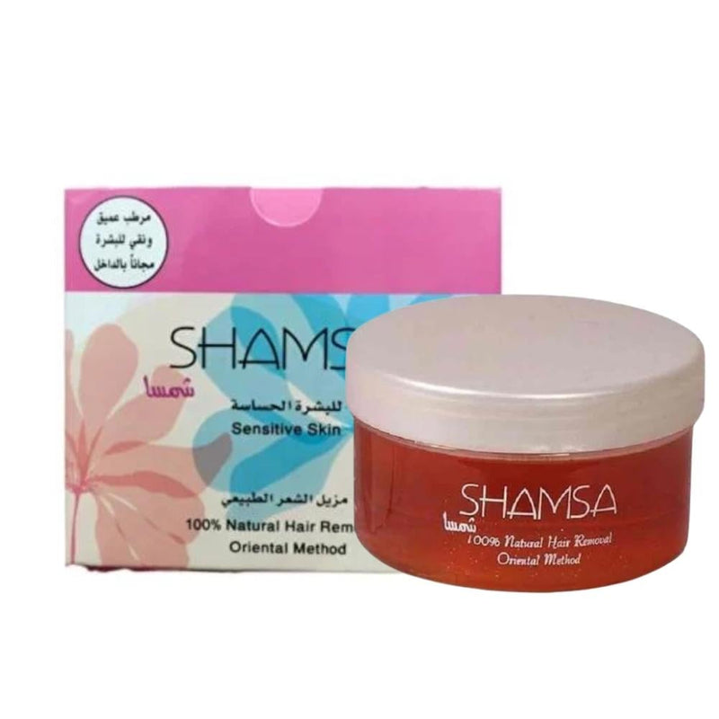 Natural Hair Removal Wax for Sensitive Skin Shamsa 300g