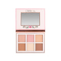 Beauty Creations Floral Bloom Highlighter & Contour Palette - 6 Shades