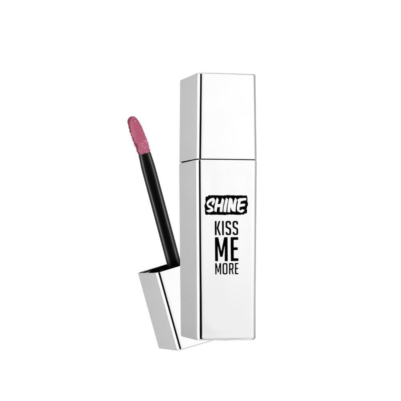 Flormar Shine Kiss Me More Liquid Lipstick, 008 Long Story, Murumuru Butter, Hyaluronic Acid