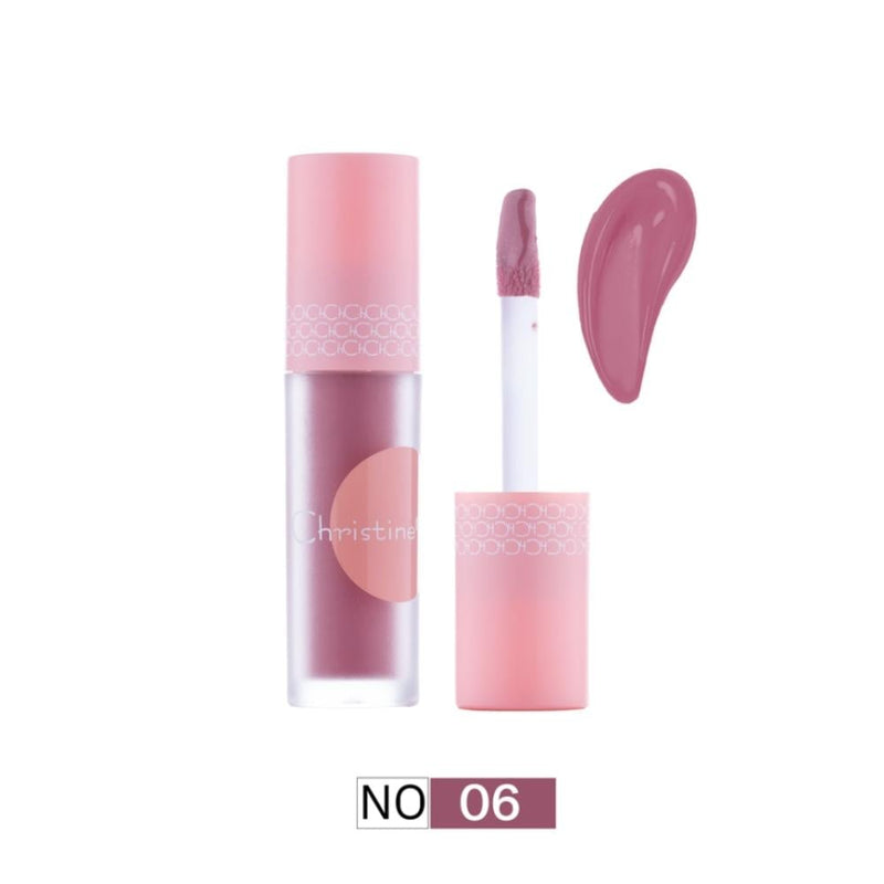 Christine Lip Gloss 06, Moisturizing, Anti-Dryness Formula, Rich Color