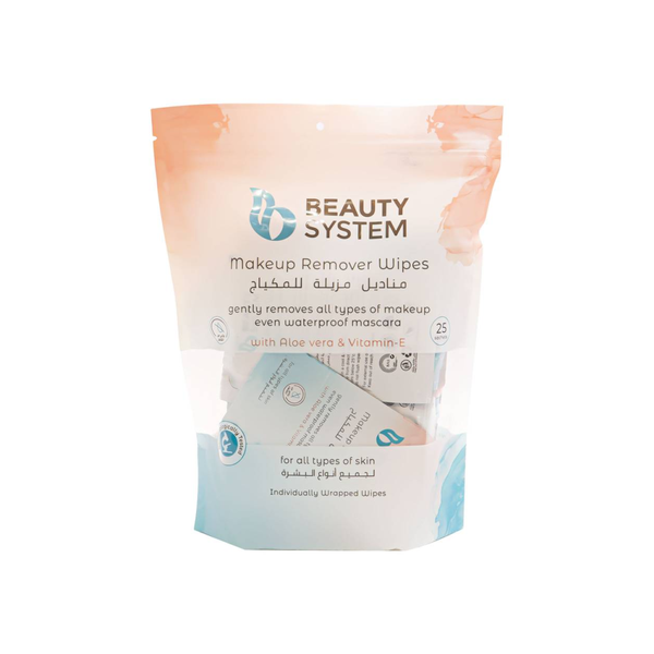 Beauty System Moisturizing Makeup Remover Wipes, 25 Count