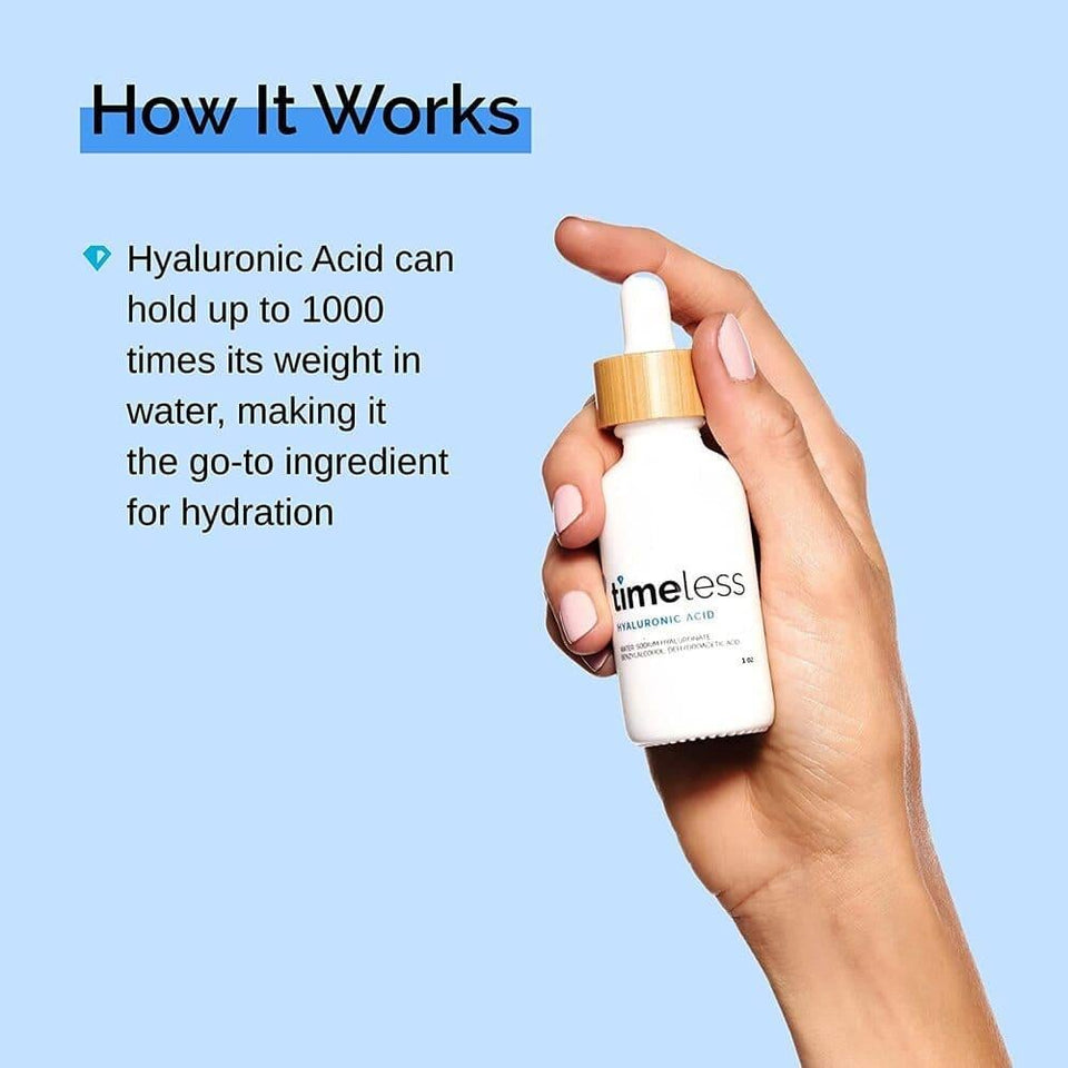 Timeless Hyaluronic Acid Serum for Hydration & Anti-Aging 30ml