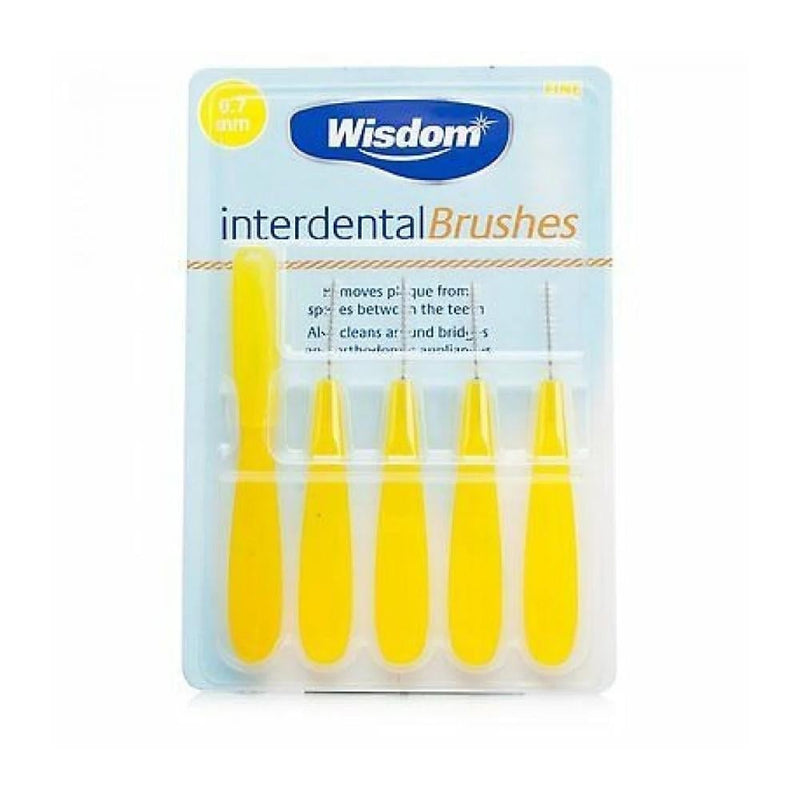 Wisdom Interdental Brushes 0.7mm Cleaning Brush 5 Pack