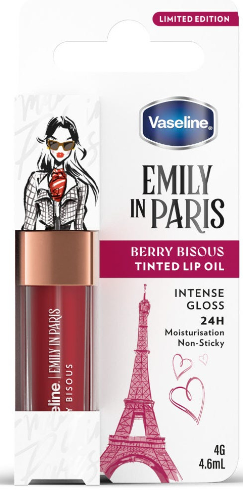 Tinted Lip Oil Sephora Berry Bisous Emily in Paris Vaseline
